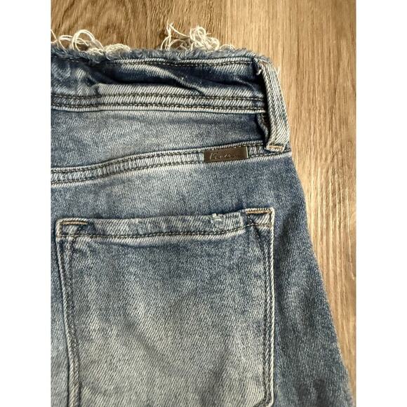 Kancan Distressed Denim Shorts, Women's size Small - Picture 4 of 5